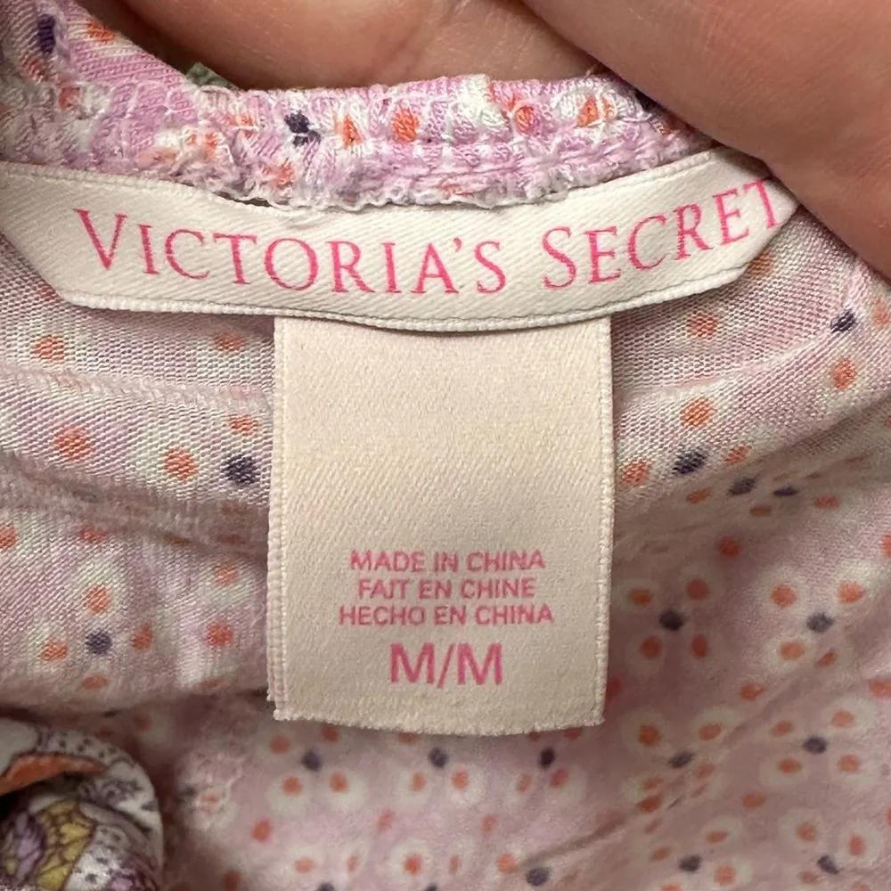 Victorias Secret pink intimate satin floral short romper - Image 5