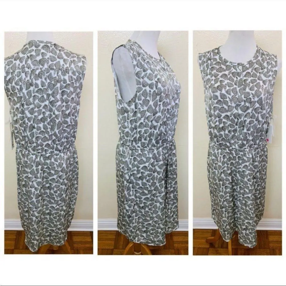 Nordstrom collection medium silk sheath print dress - Image 3