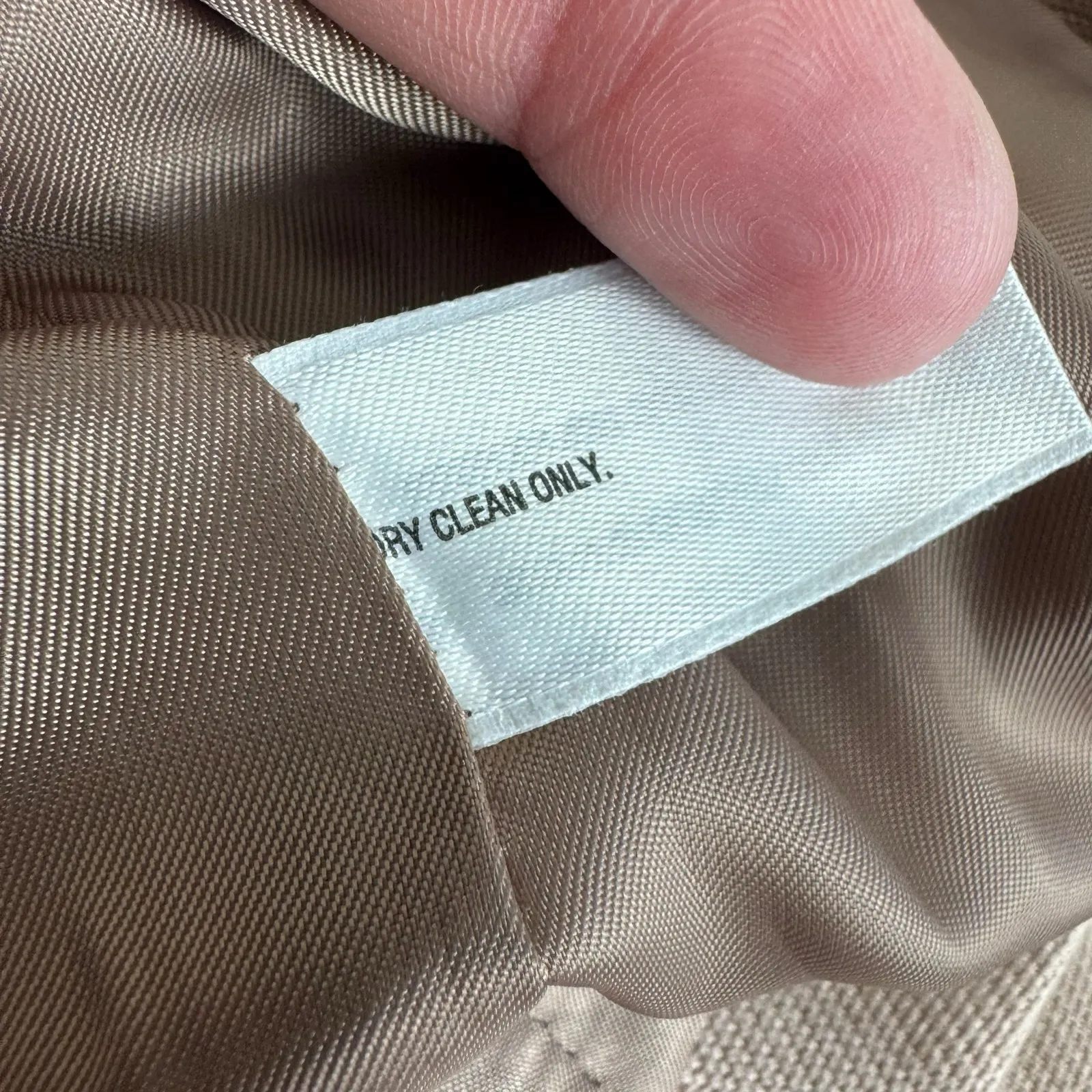 GAP Cotton Pale Pink Gold Button Double Breasted Lined Swing‎ Pea Coat Size L - Image 8