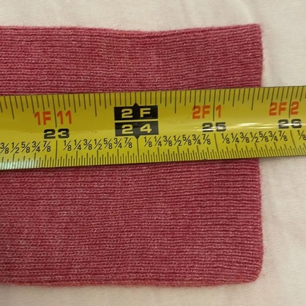 A New Day Pink Pullover V-Neck Knit Sweater Womens Size Large - Image 8