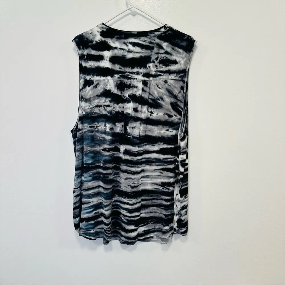 Torrid top! Torrid blue tie dye tunic length tank top dress women’s size 3! - Image 5