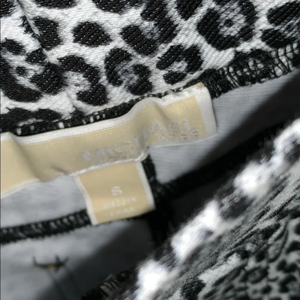 Michael Kors Michael‎ Kors pants NEW pull on stretch Leopard Small - Image 6