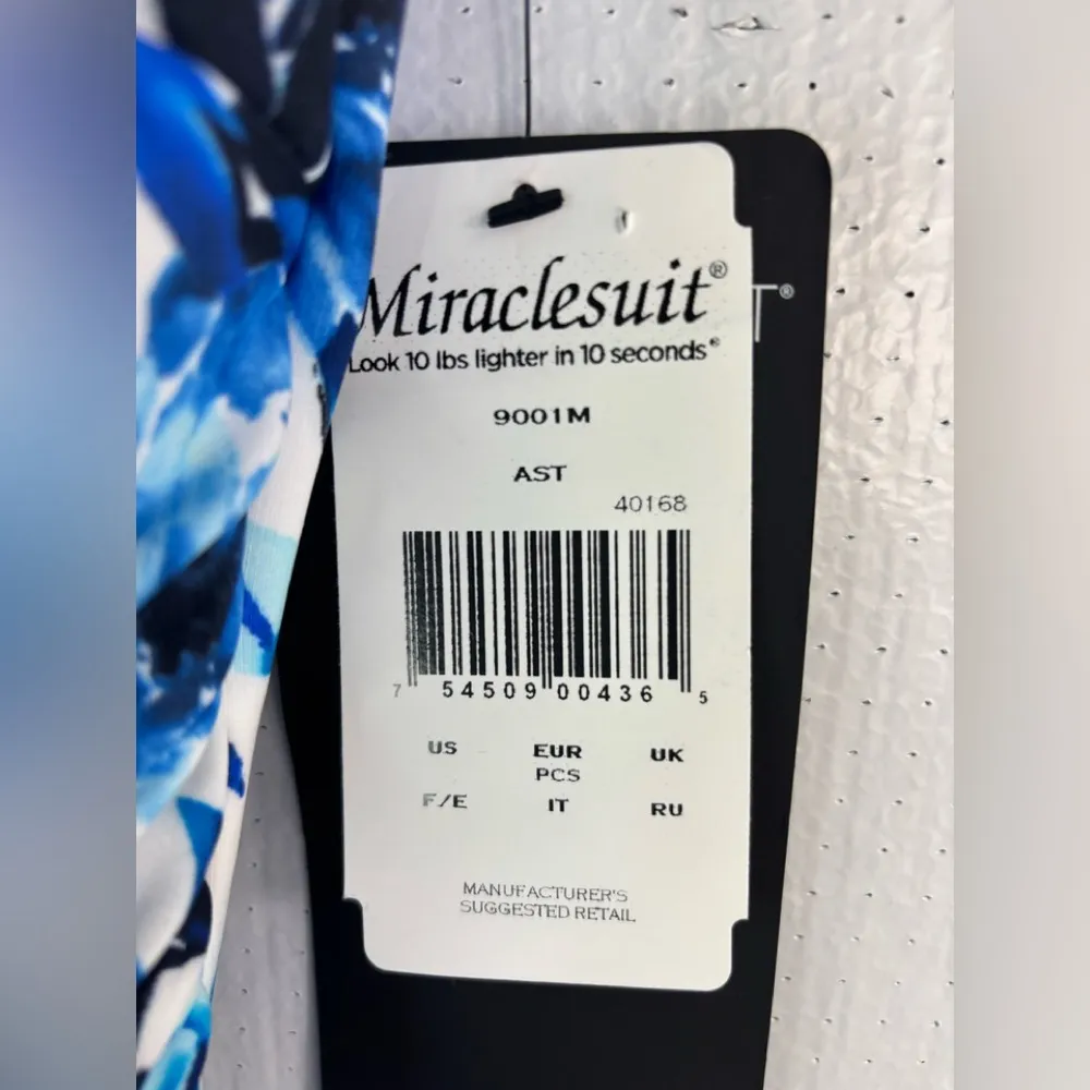 Miraclesuit 8 Aloha Vibrant Blue Floral One Piece Swimsuit - Image 7