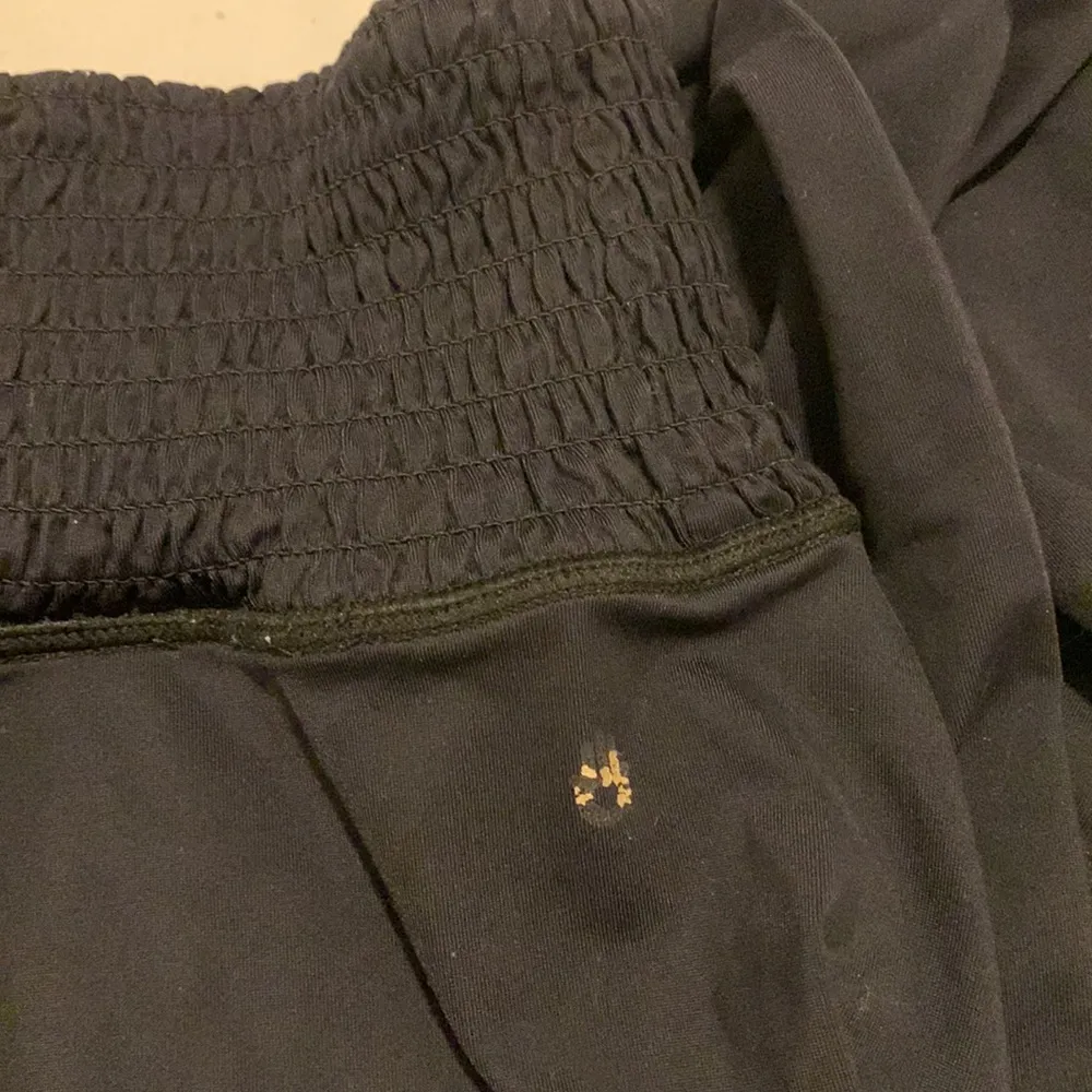 Spiritual gangster size m high rise cinched waistline black leggings - Image 5