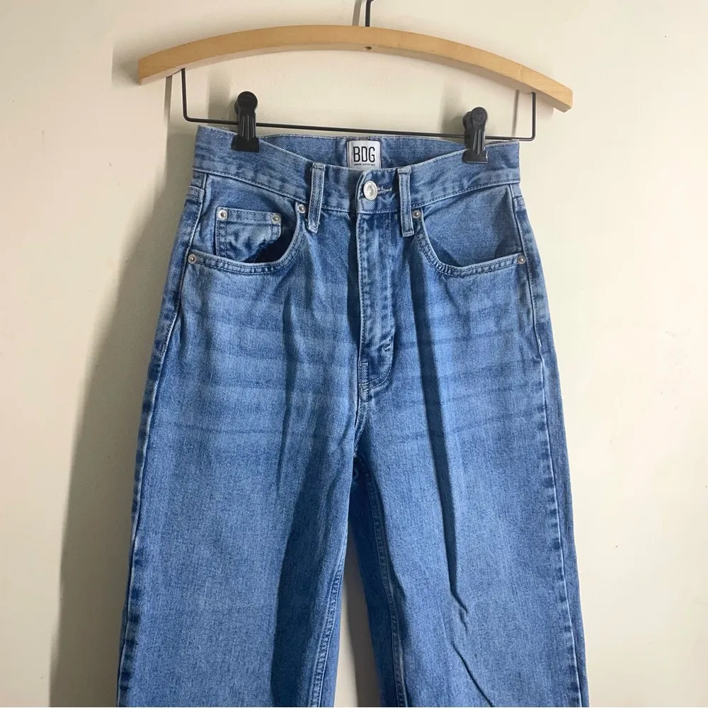 BDG High Rise Baggy Jean 100% cotton Medium Wash size 25 - Image 10