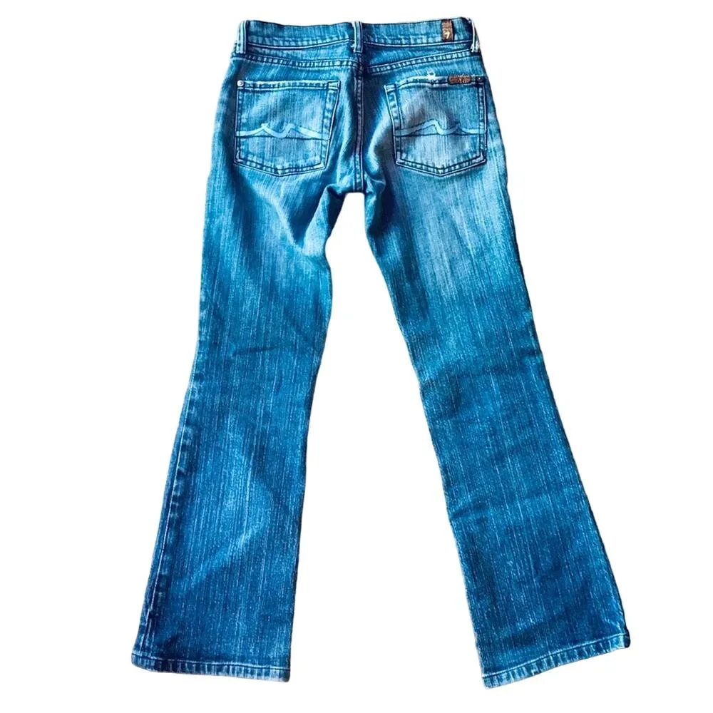 Medium Wash Bootcut Jeans, 26x28.5 - Image 5