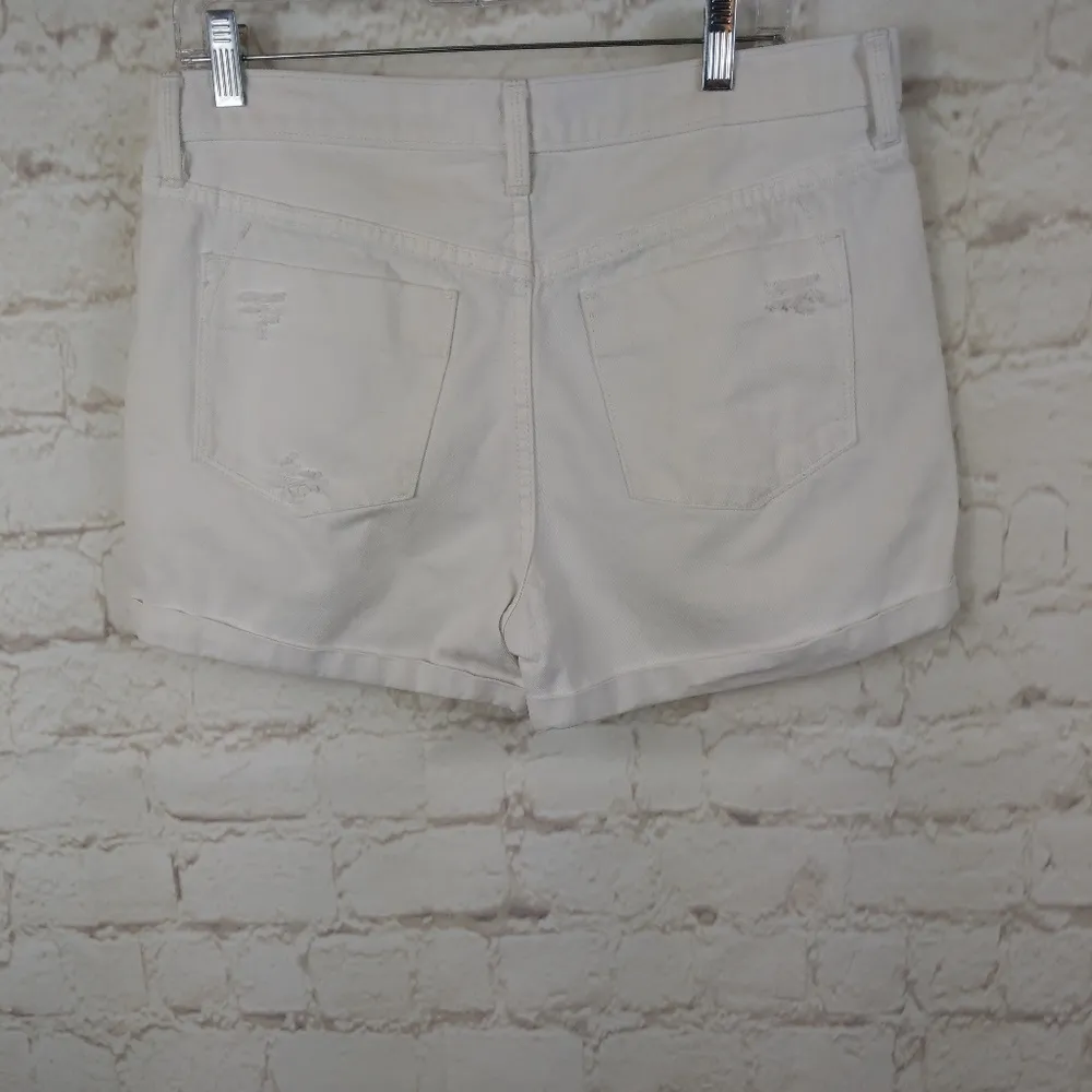 Mossimo destroyed white denim shorts Size undefined - Image 3