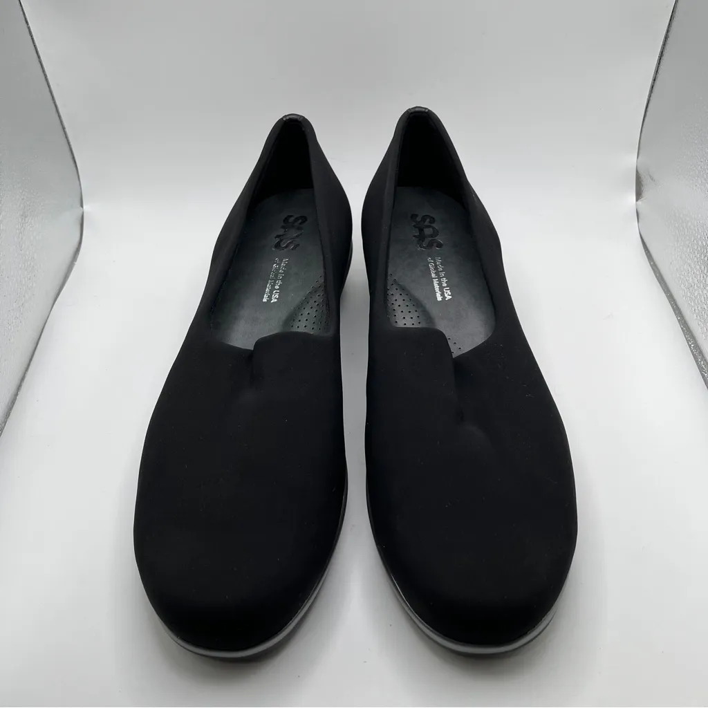 NWOB SAS Bliss Slip On Comfort Wedge size 10.5 Wide black comfort orthopedic - Image 3