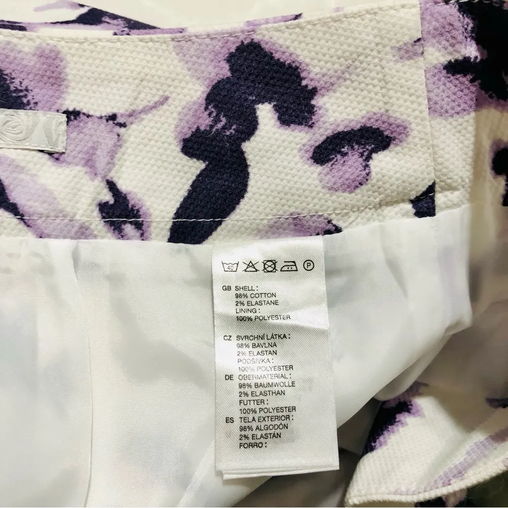 H & M Purple Lavender & White MIDI Skirt💕🌸💕 - Image 12