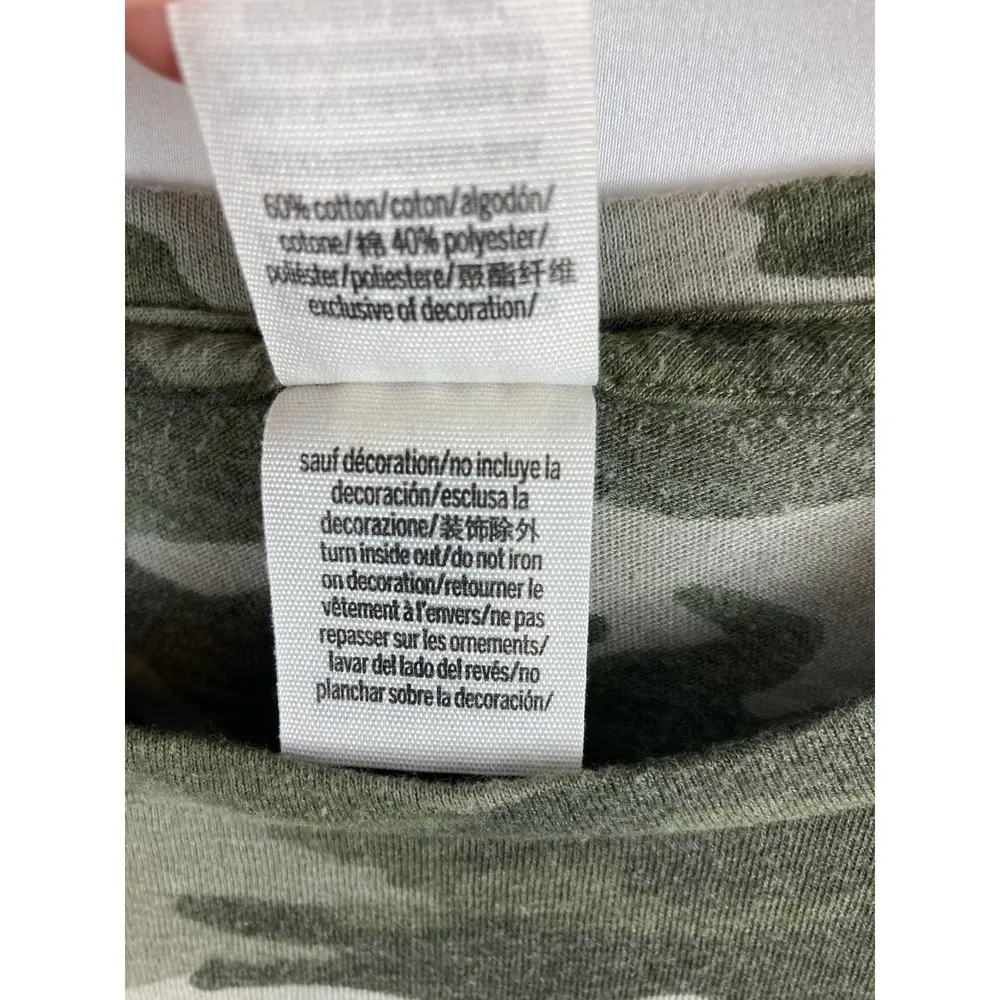 Victorias secret PINK Camo crew neck short sleeve tshirt xs - Image 4