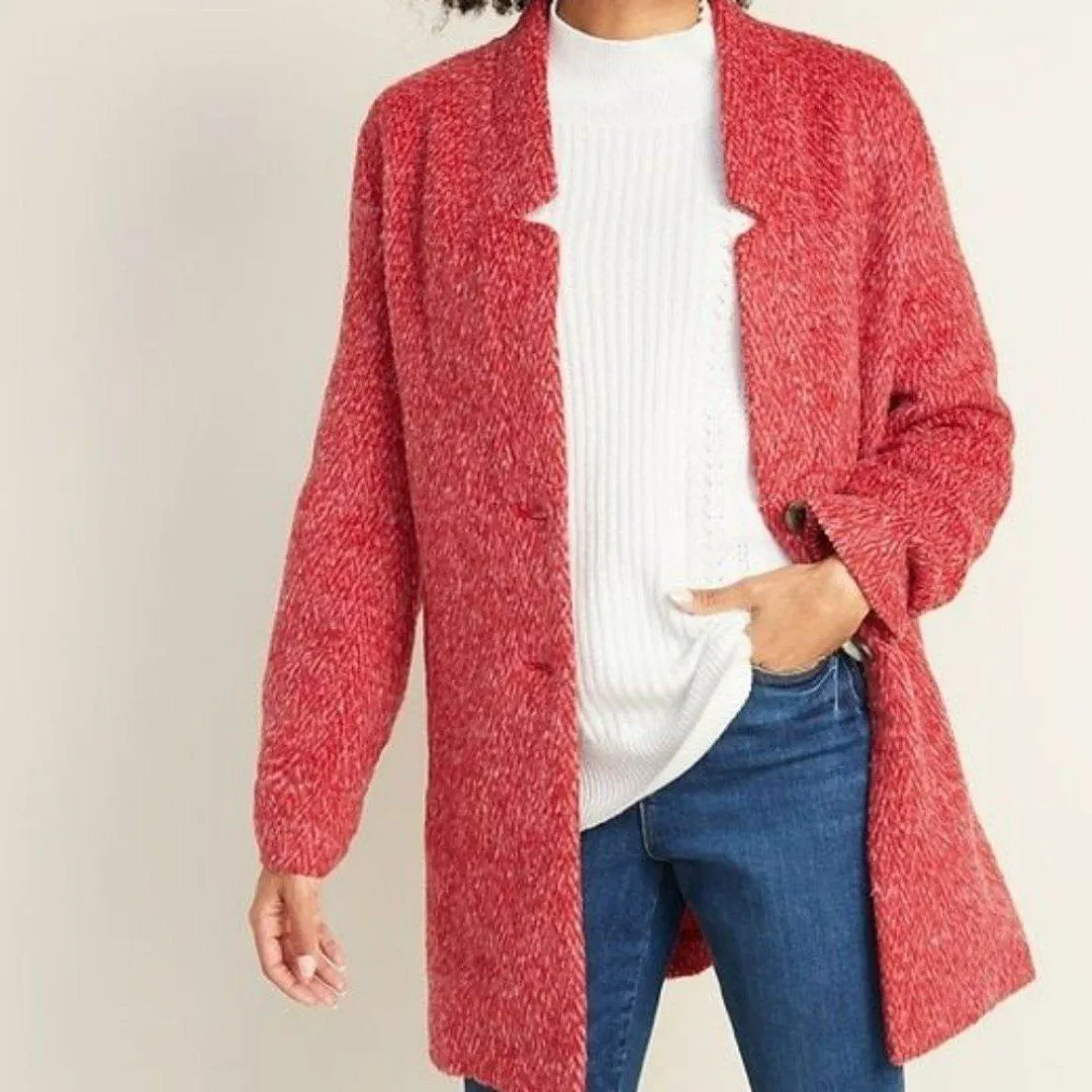 NWT Petite Old Navy Relaxed Textured Cardi Coat For Women - Image 2