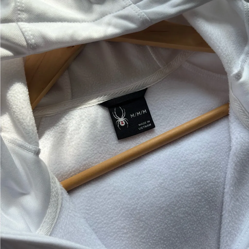 Spyder Women's White Hooded Ski Jacket - Image 5