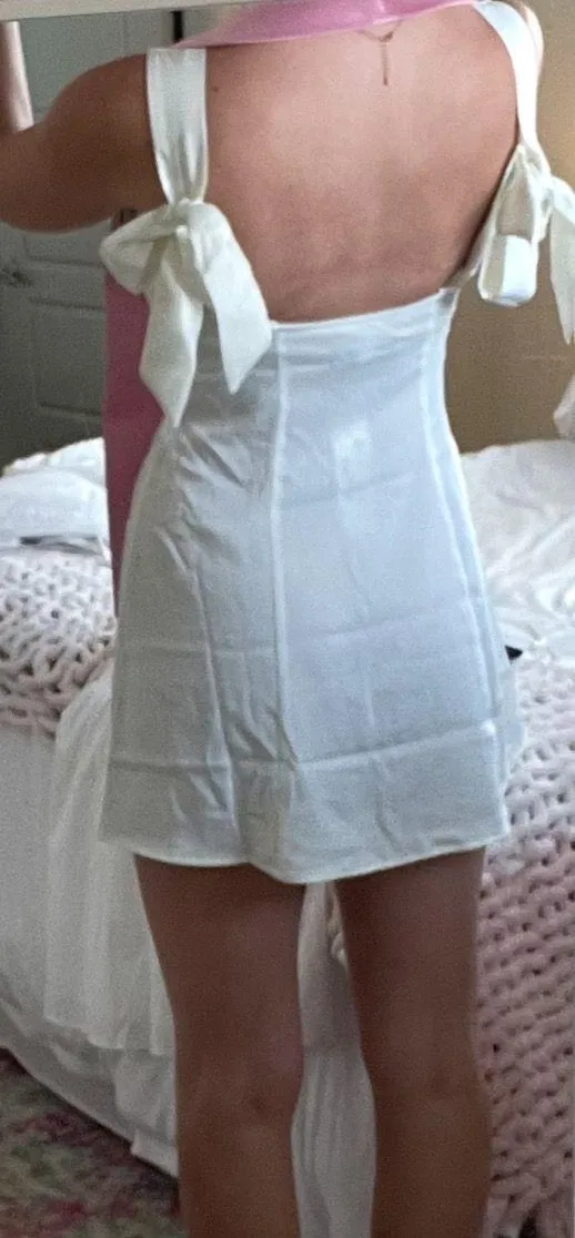 Urban Outfitters Dress White Mini - Image 6