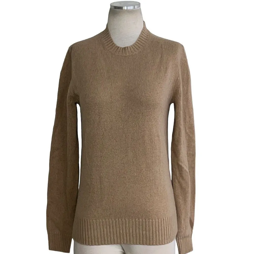 Everlane Unisex The Everyone Cashmere Crew Sweater in Light Camel XXSmall Unisex - Image 6