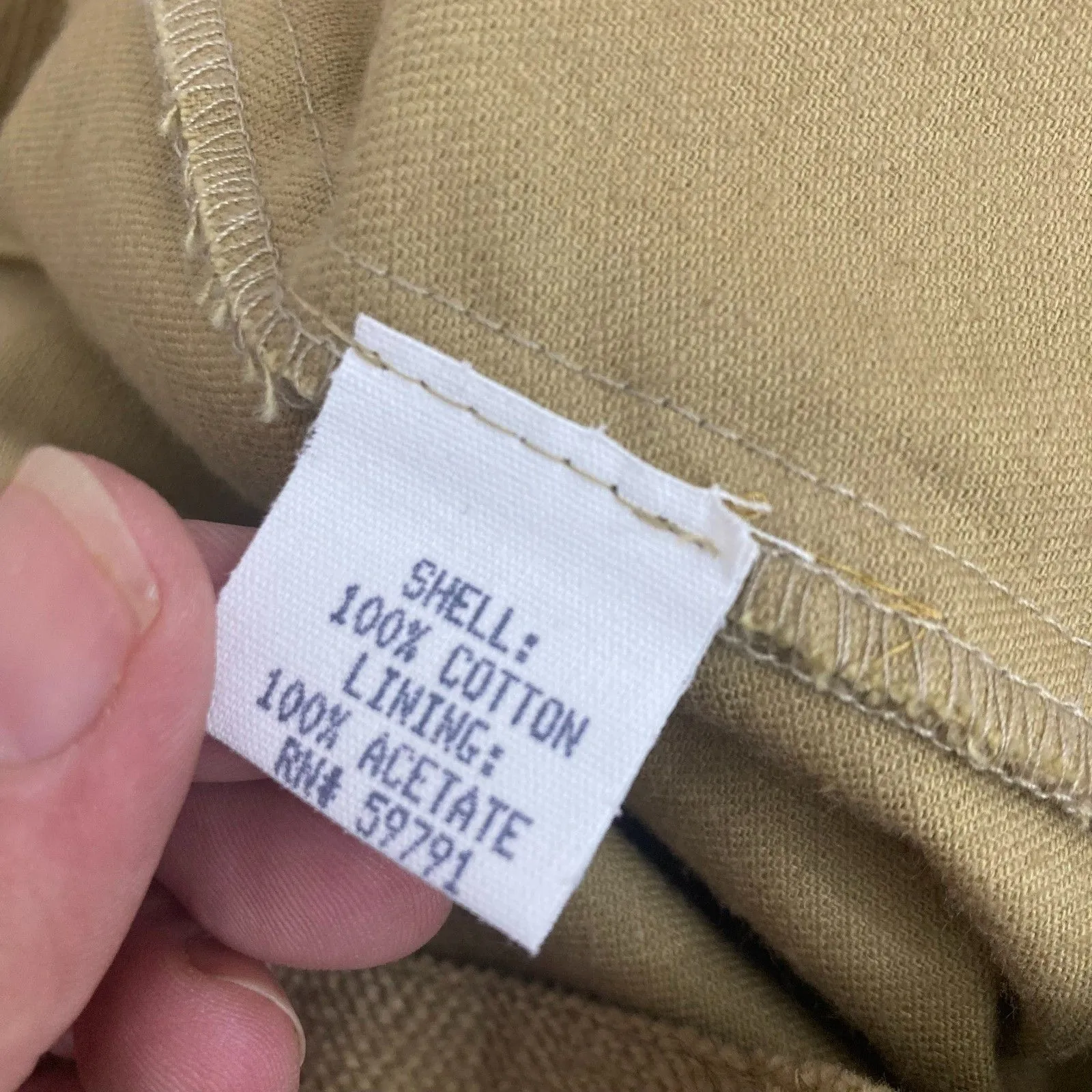 J.McLaughlin High Rise Chino Pants Olive Gold 14 Vintage Preppy Tailored USA - Image 14