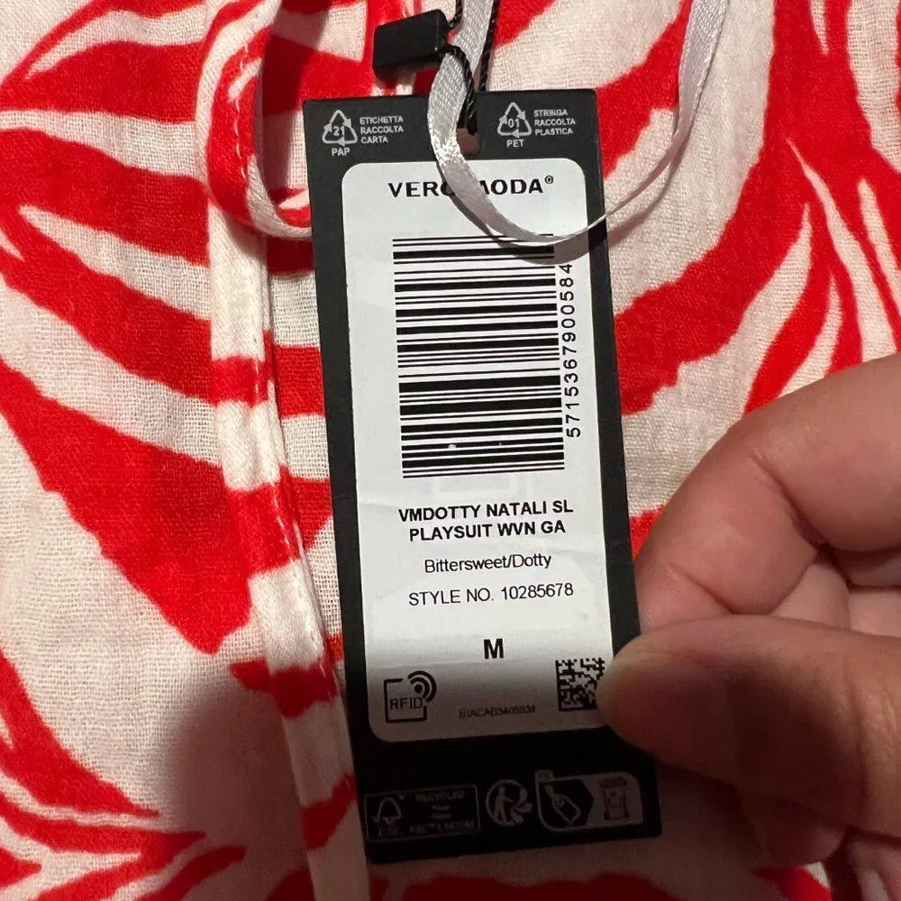 NWT Vero Moda Natali bittersweet romper M - Image 6