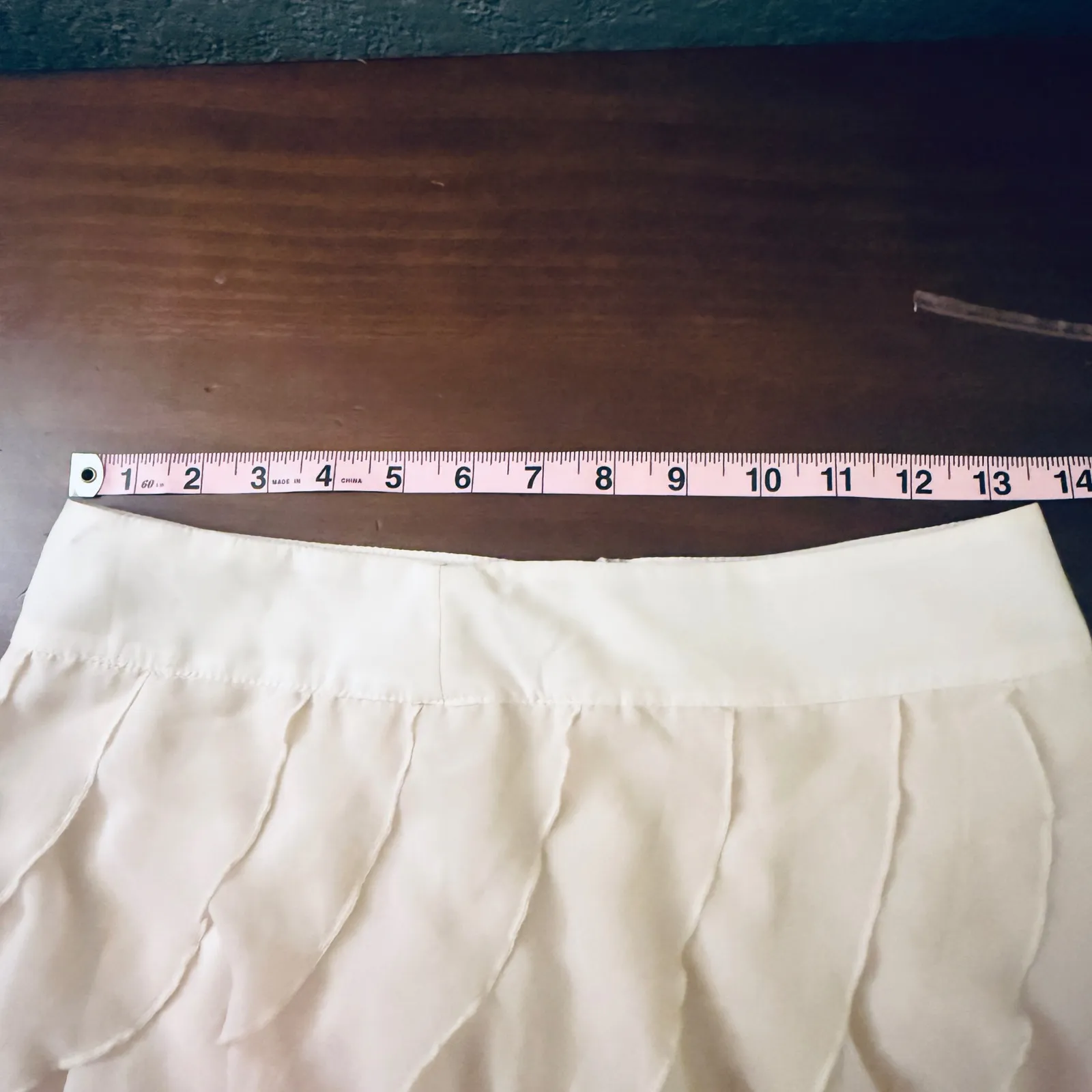 Twenty One Ruffle Skirt Ombre Pink Layered Mini Skirt Party S Size undefined - Image 3