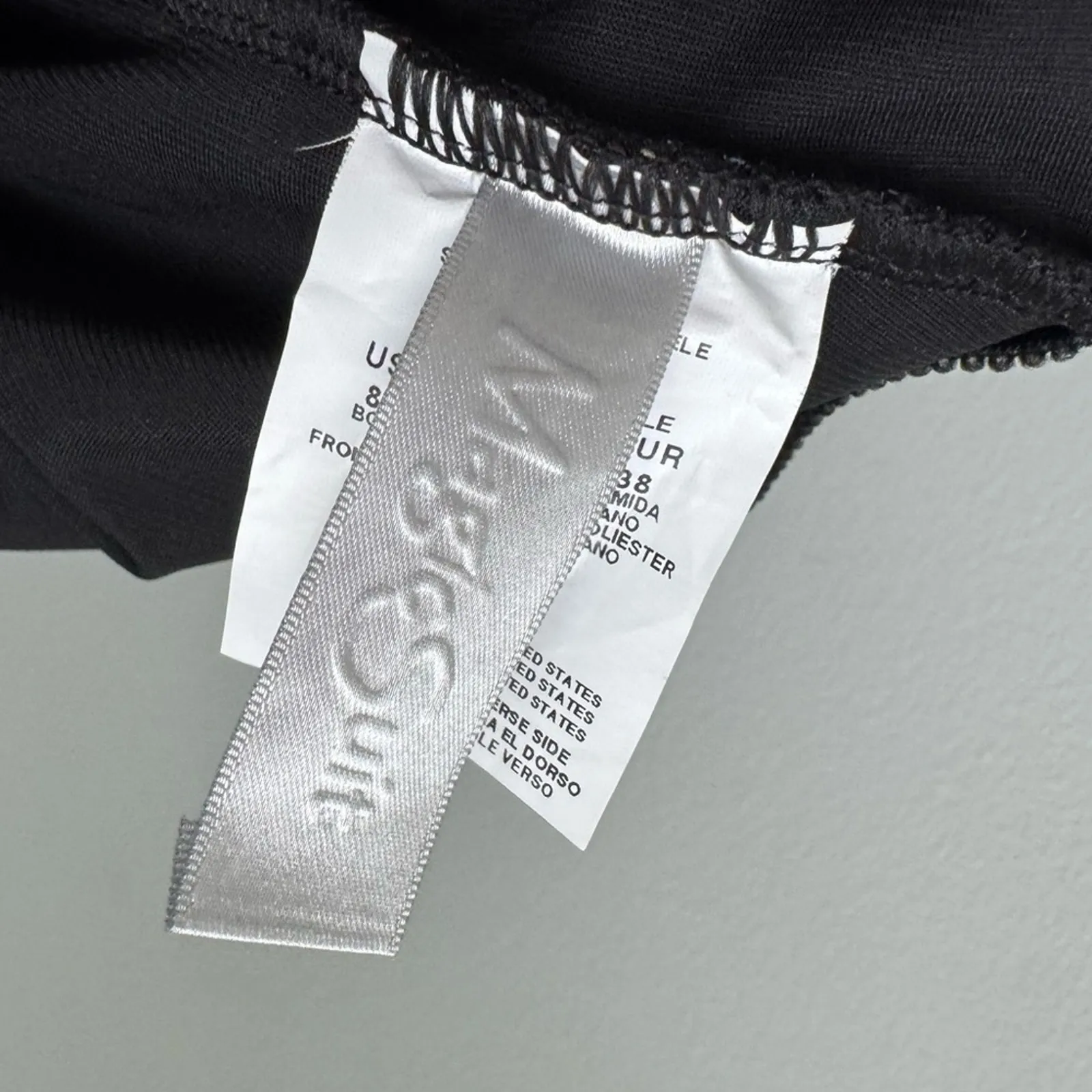 NEW Magicsuit Blaire Fringe One Piece Swimsuit in Black Size 8 - Image 5