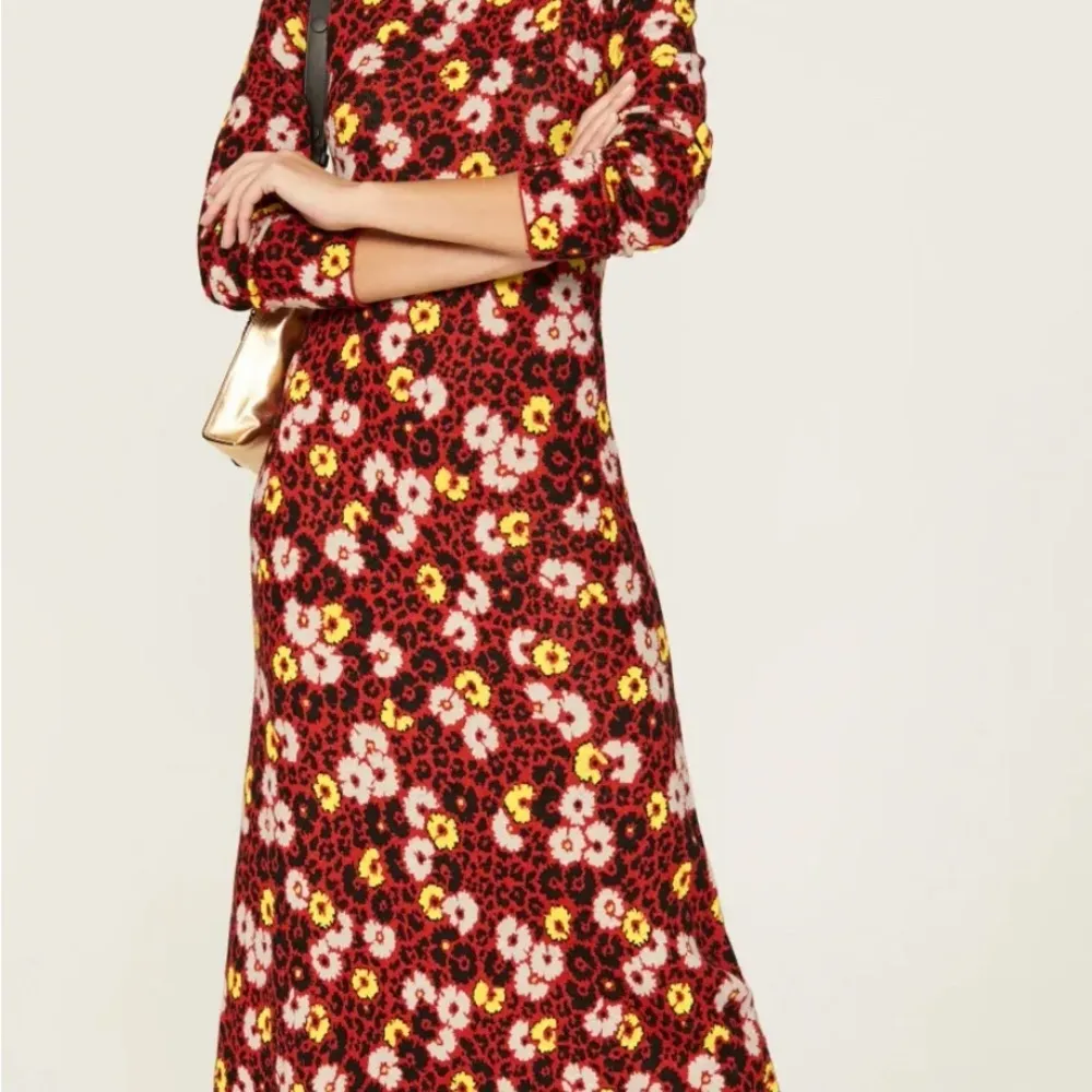 The Kooples Cream and White Midi Dress - Image 2