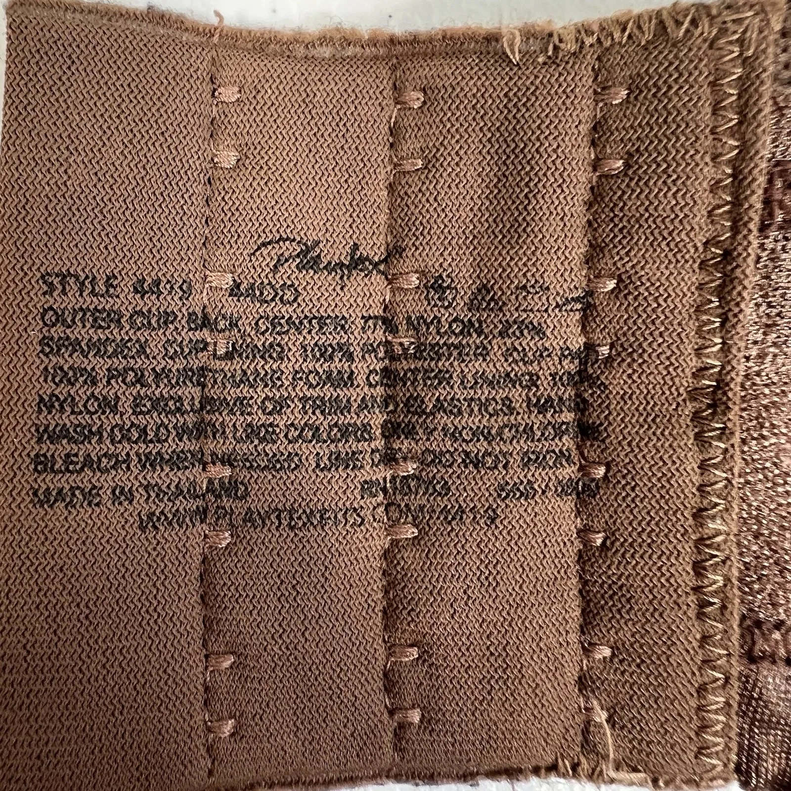 Playtex 44DD Bra Secrets Seamless Shaping Underwire Brown Floral Jacquard 4419 Size undefined - Image 12