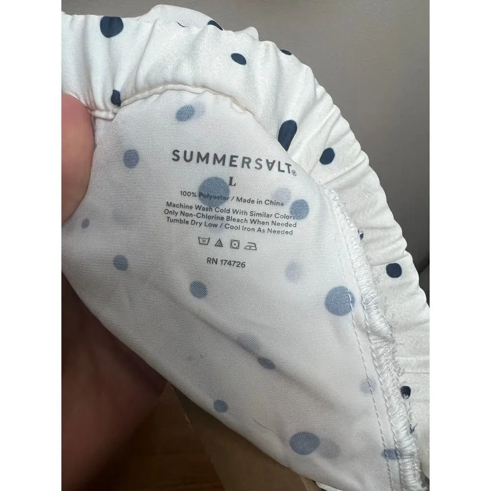 Summersalt Polka Dot Cloud Nine Pajama Set Sz. L - Image 8