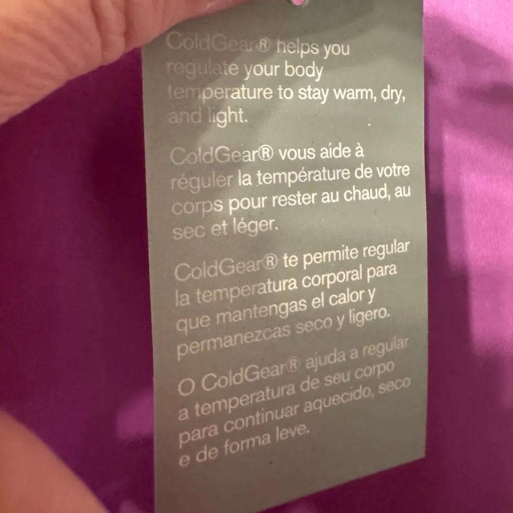 NWT Women’s Purple Under Armour long sleeve top. Size large. Cold Gear fitted. - Image 10