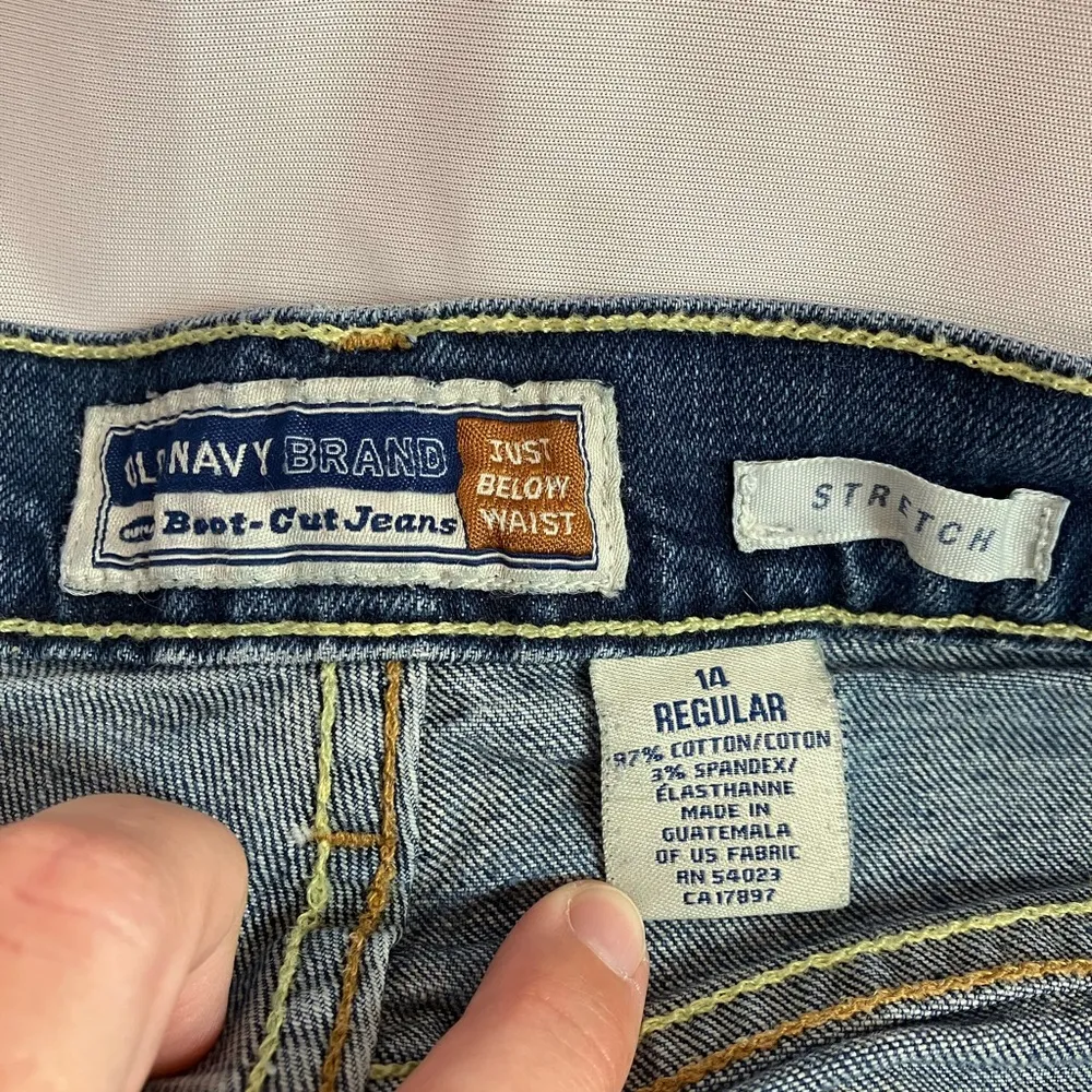 Old Navy Women's Boot Cut Jeans - Blue - Image 7