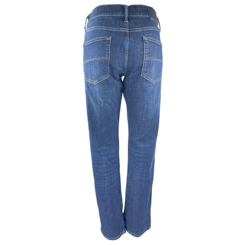 Lucky Brand Women's Blue Medium Wash Mid Rise Straight Leg Denim Jeans Pants 29 - Image 3