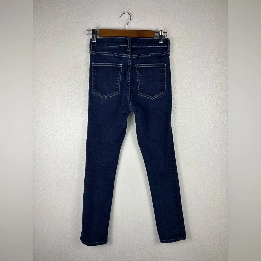 Veronica Beard 24 Debbie 10" Skinny High Rise‎ Button Fly Denim Ankle Crop Jeans - Image 5