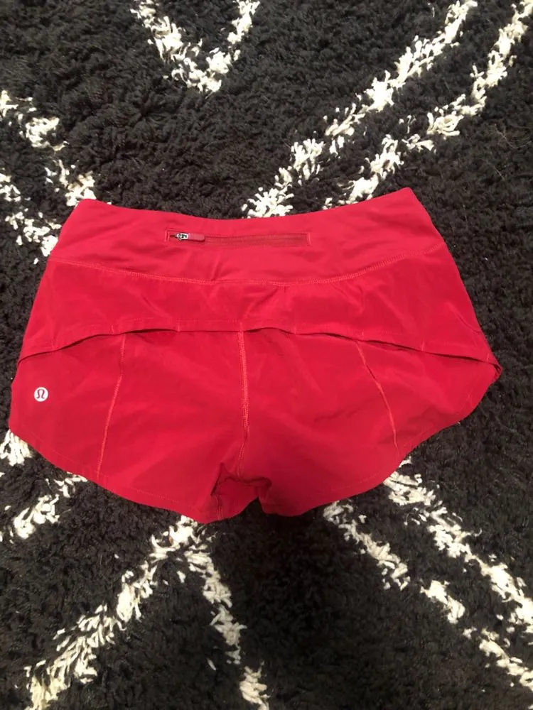 Lululemon Scarlet Speed Up Shorts  - Image 5