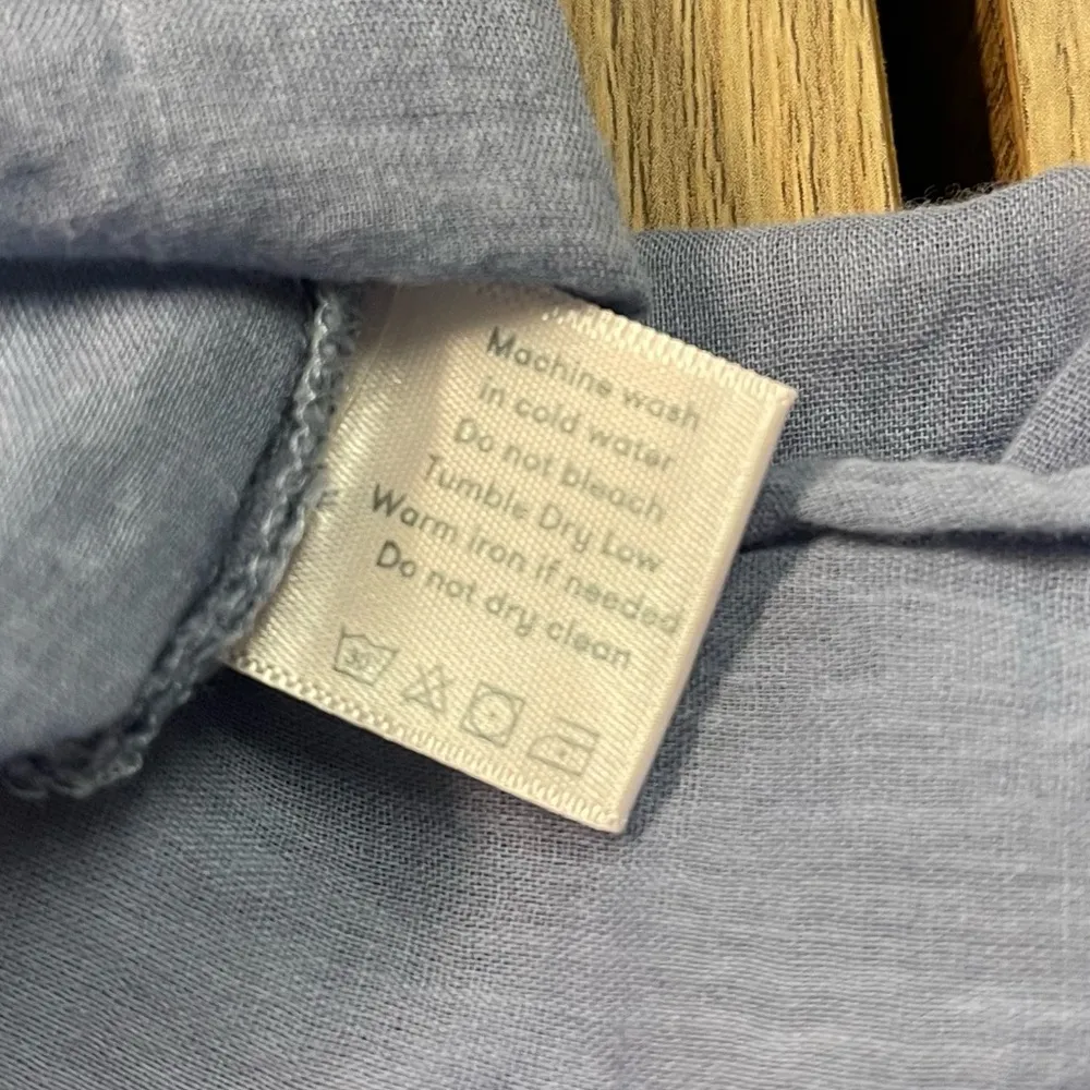 Roller Rabbit 100% Cotton Maxi Slip Dress in Blue Women’s Size Medium Nightgown - Image 10