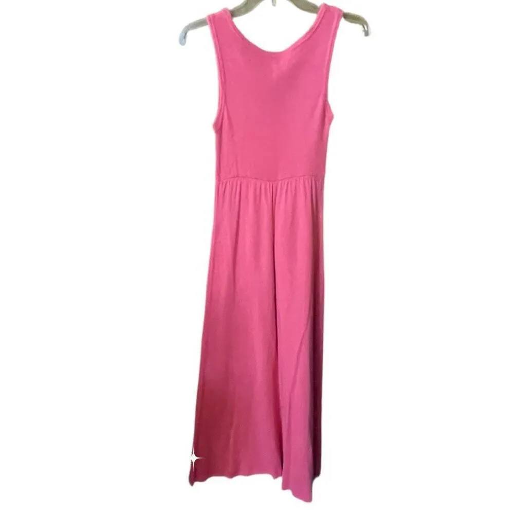 Vintage 70’s Hubba Hubba peachy pink knit tank maxi - Image 3