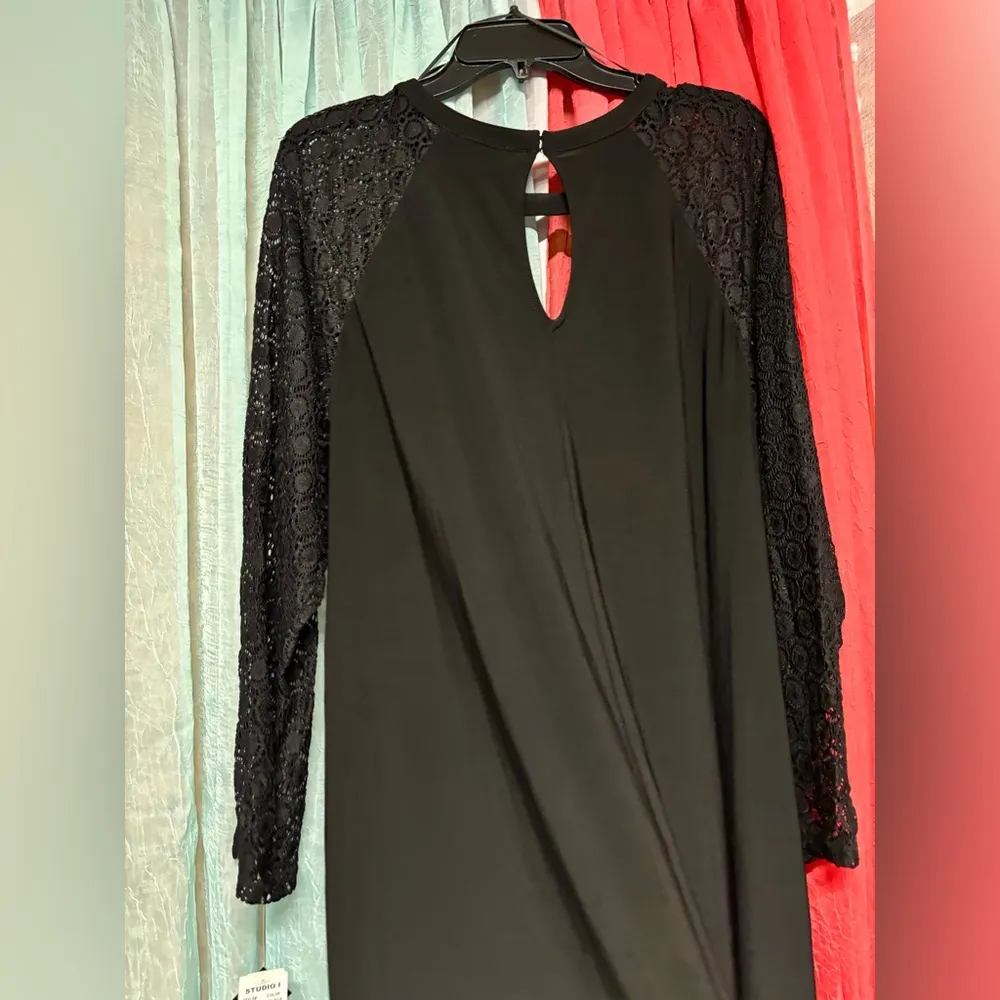 Studio 1 NY long sleeve black dress- 1X NWT - Image 2