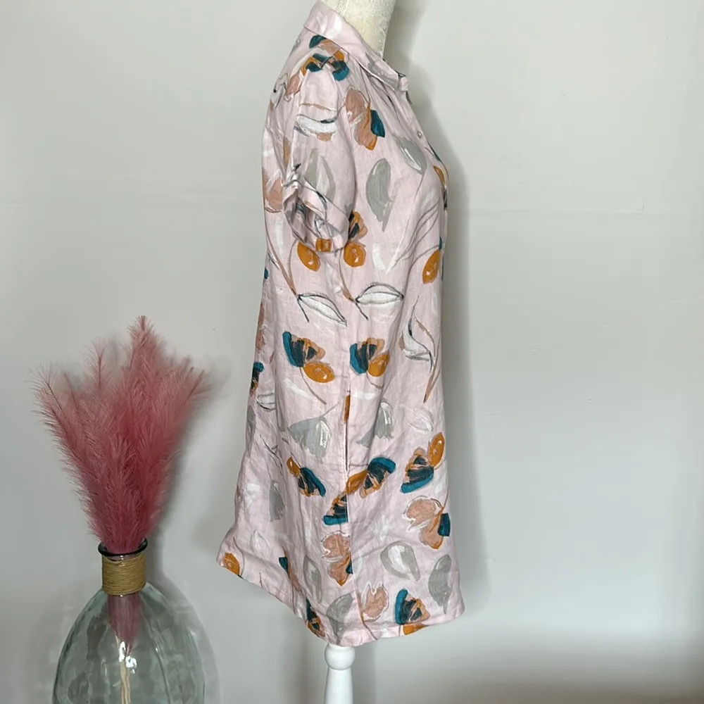 Rachel Zoe • linen button down floral dress - Image 54