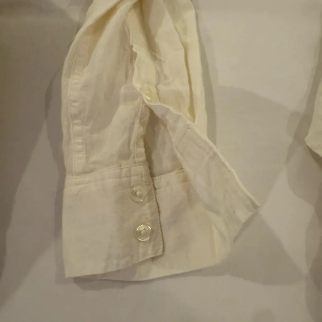 Z Supply  Off-White Button-Up Top - Image 4