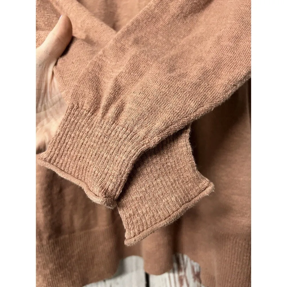 Madewell Bradley Open Front Pocket Cardigan Sweater - Dusty Rise / Size Large - Image 4