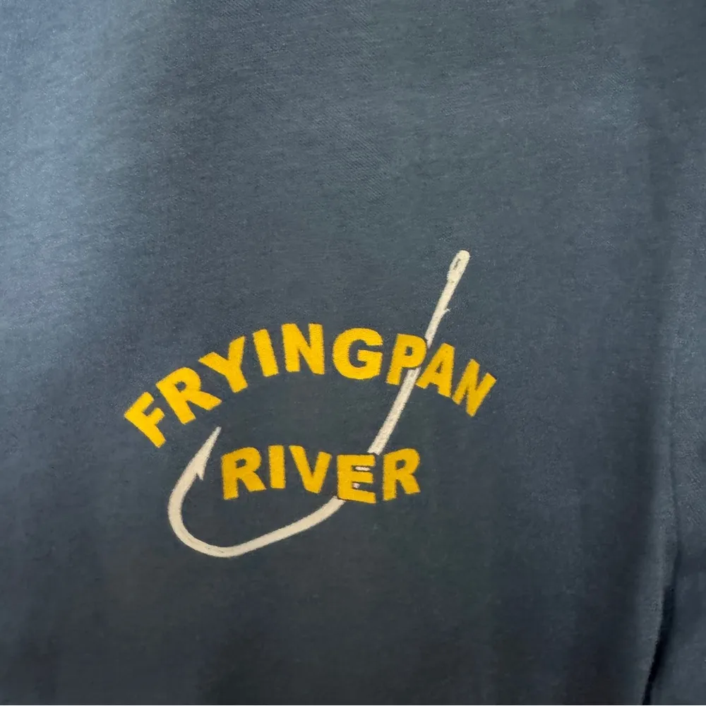 J.Crew Frying Pan River Outdoors Graphic Short Sleeve Crew Neck Tee Sz S - Image 2