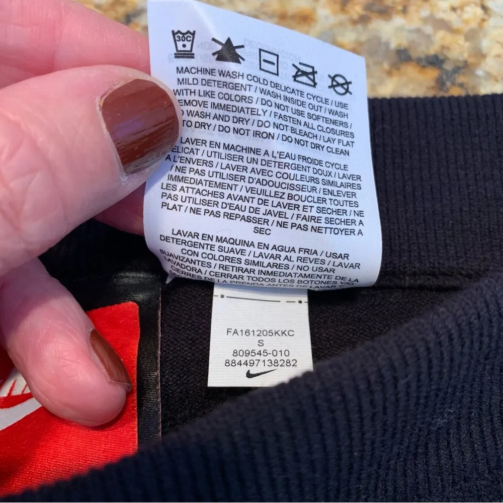 Nike Women’s Black Sweater Knit Leggings (Measurements Included) S Small - Image 3