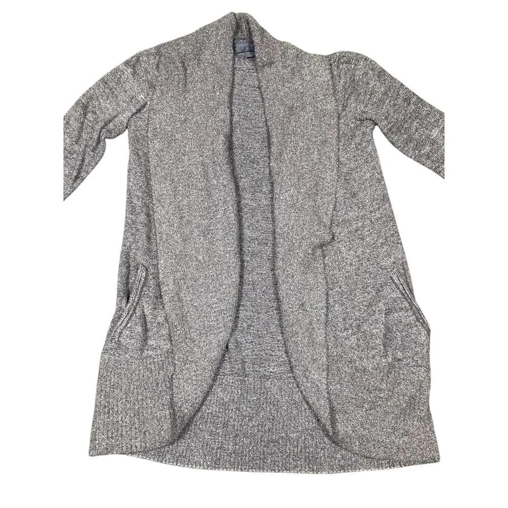 Barefoot Dreams Cozychic Lite Circle Cardigan Gray XS/S | Soft Lounge La… - Image 3