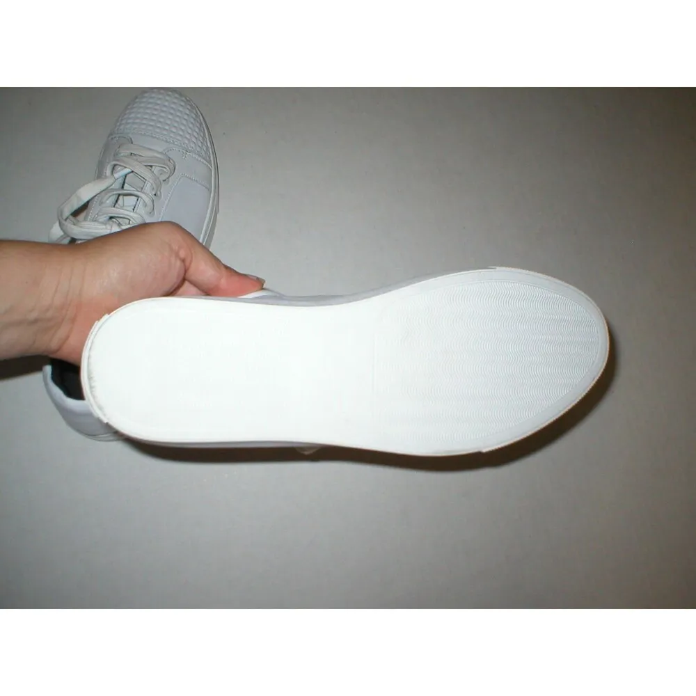 New Womens Shoes Fashion Casual Sneakers 9.5 White Leather Studs Rebecca Minkoff - Image 7