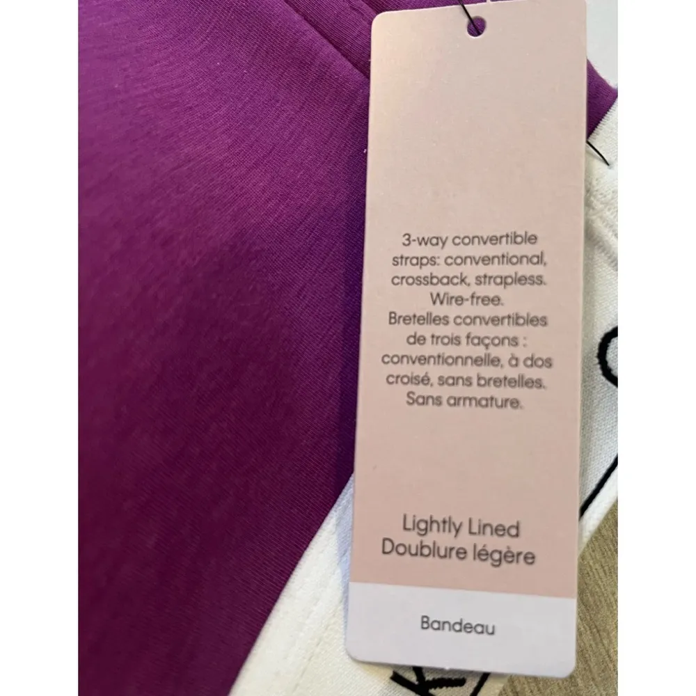 NWT, Calvin Klein Modern Cotton Lightly Lined Bandeau Bra, Missing Straps  Sz L - Image 12