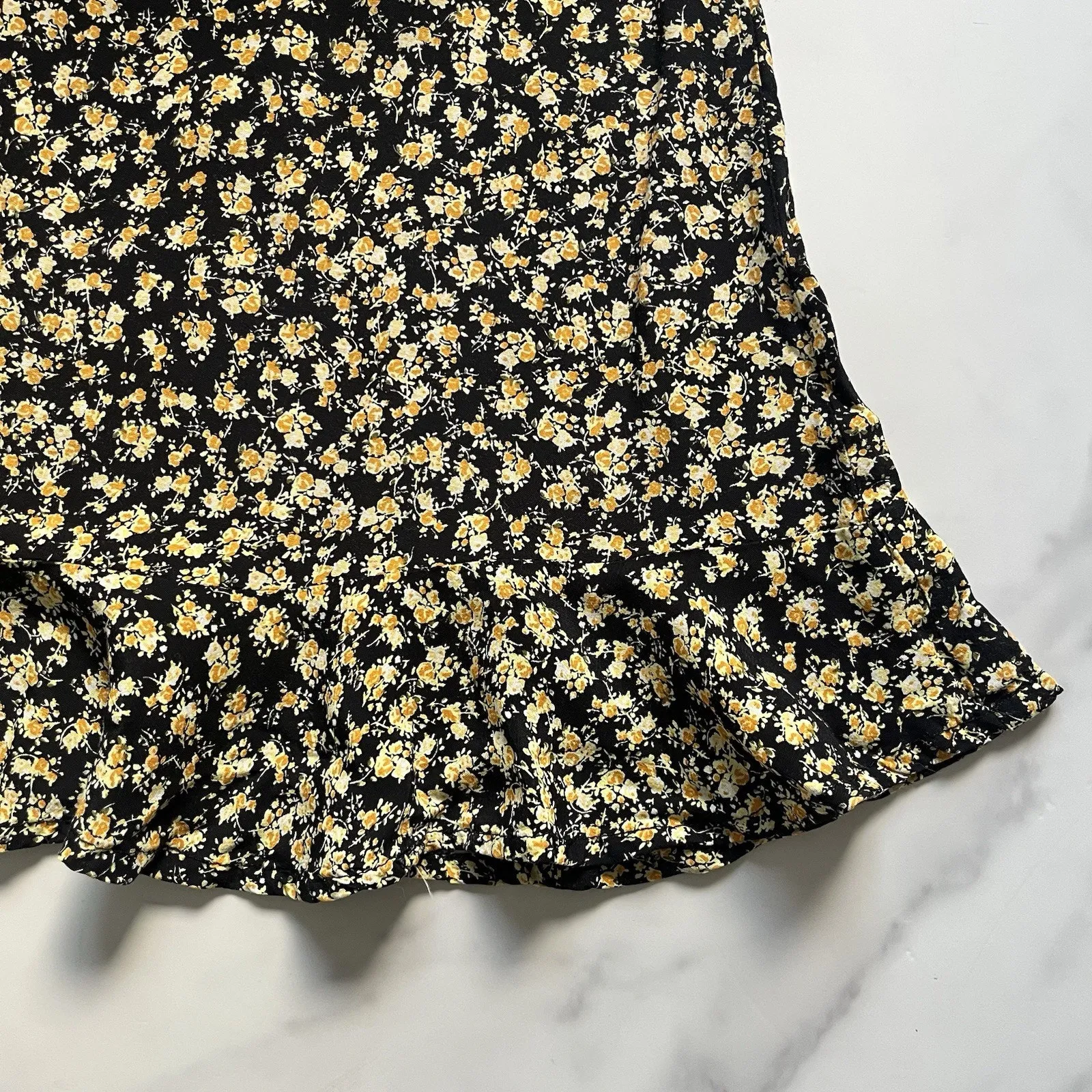 Faithfull the brand Estelle Mini Dress Salma Floral Print 6 Feminine Boho Chic - Image 8