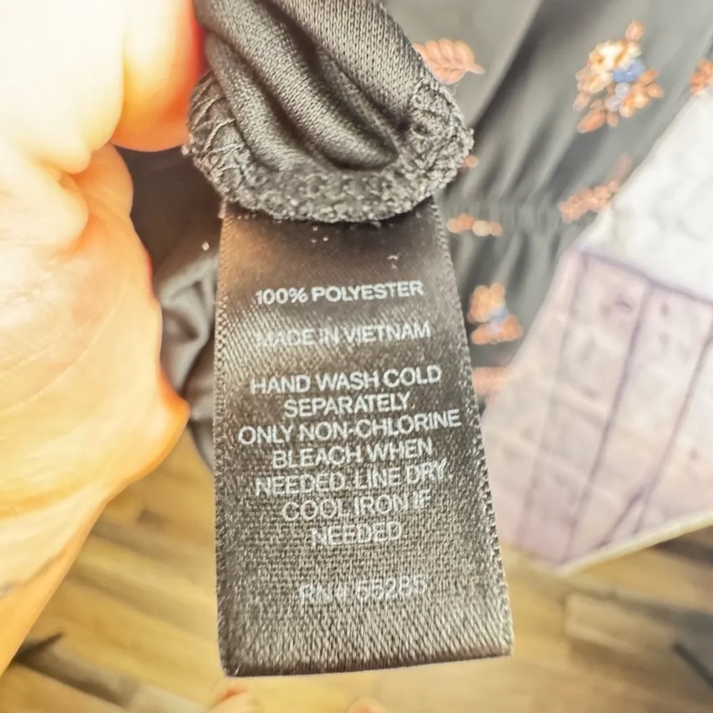 Express Black Flutter Sleeve Mini Sundress size Medium - Image 4