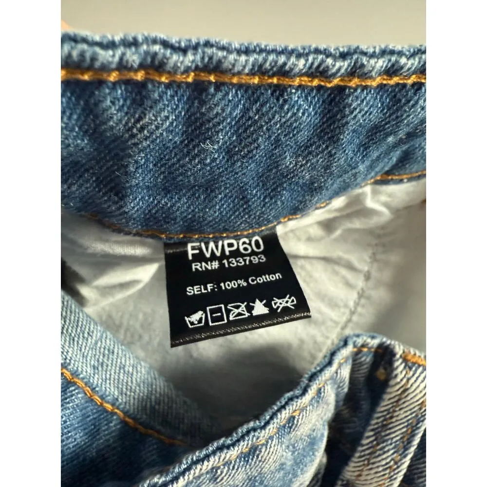 $80 New POL Boho Embellished Jean shorts - Small - Image 7