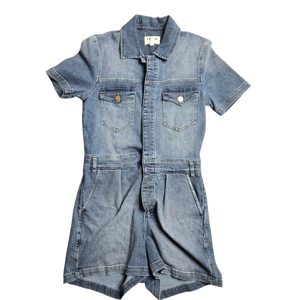 Frame  Denim Maxson Romper Size: S - Image 2