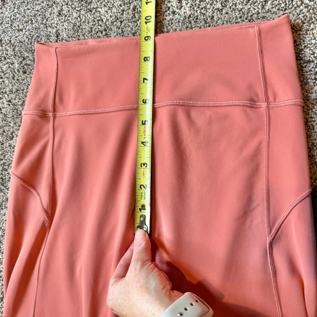 Lululemon In Movement Tight Leggings 26" Everlux Rustic Coral Pink 6 W5BPGS - Image 8