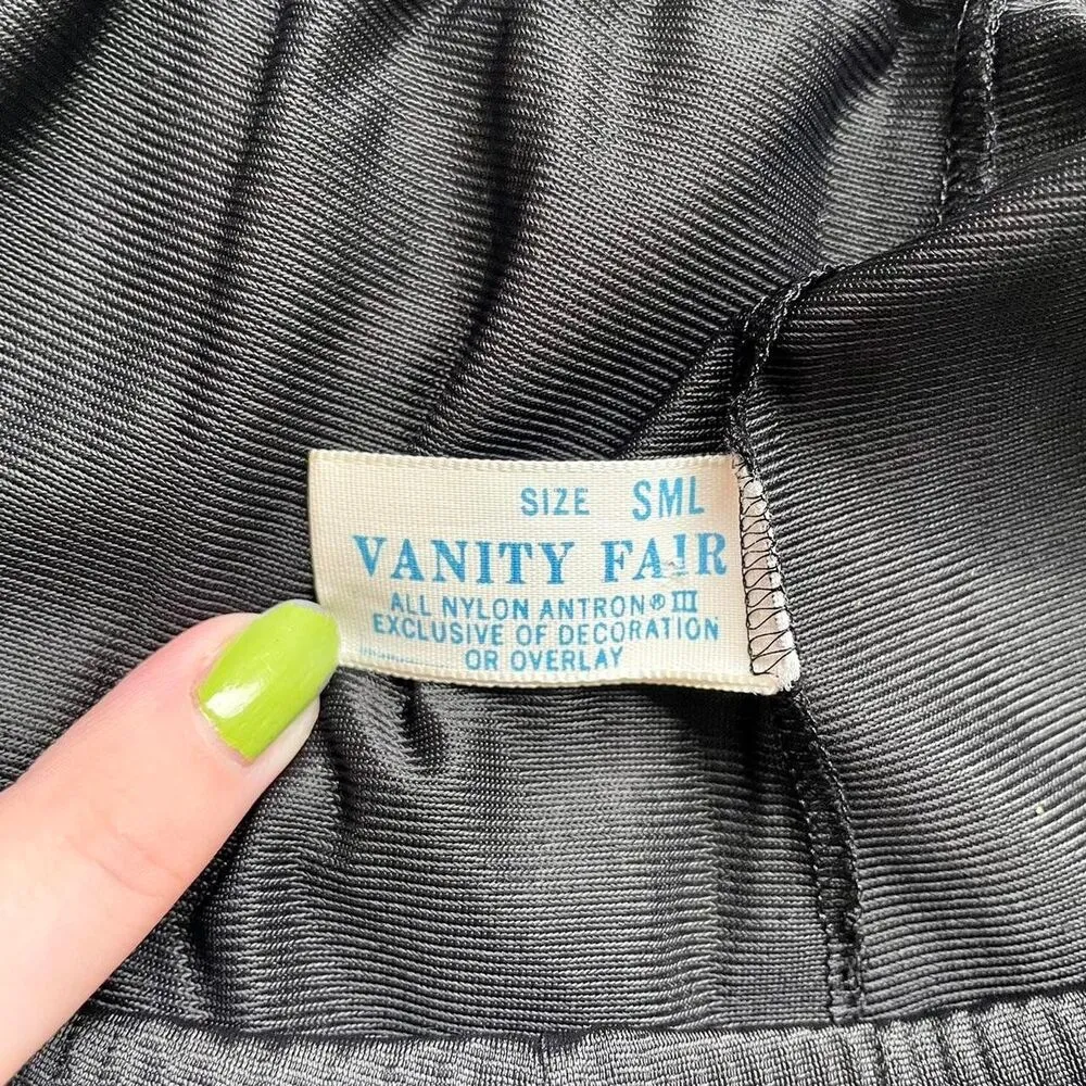 Vanity Fair Satin Hem Slip Skirt S - Image 2