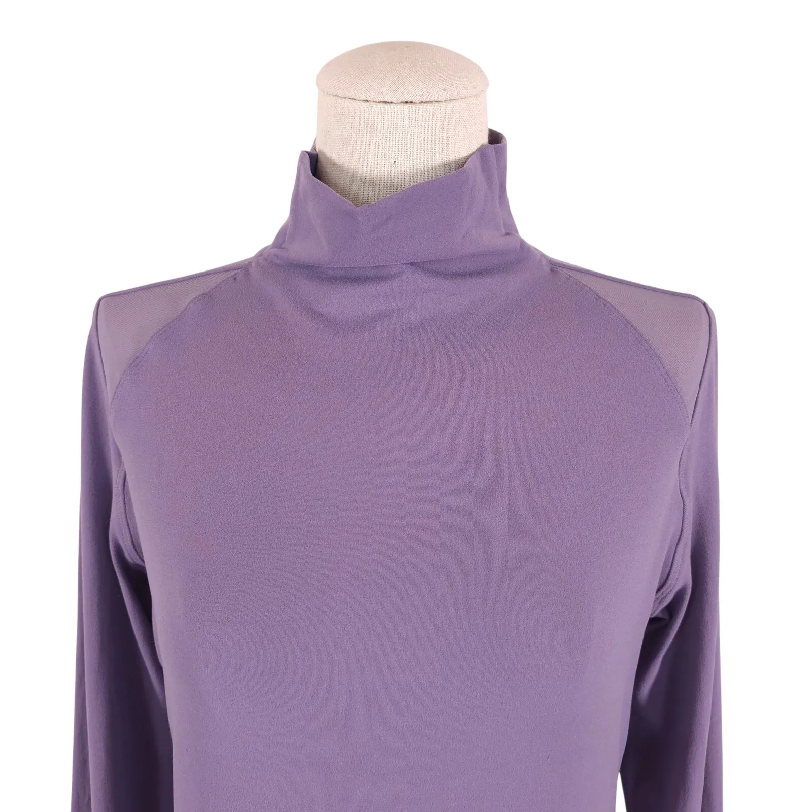 Lululemon  Ethereal Mock Neck Purple Quartz Sz 8 - Image 5