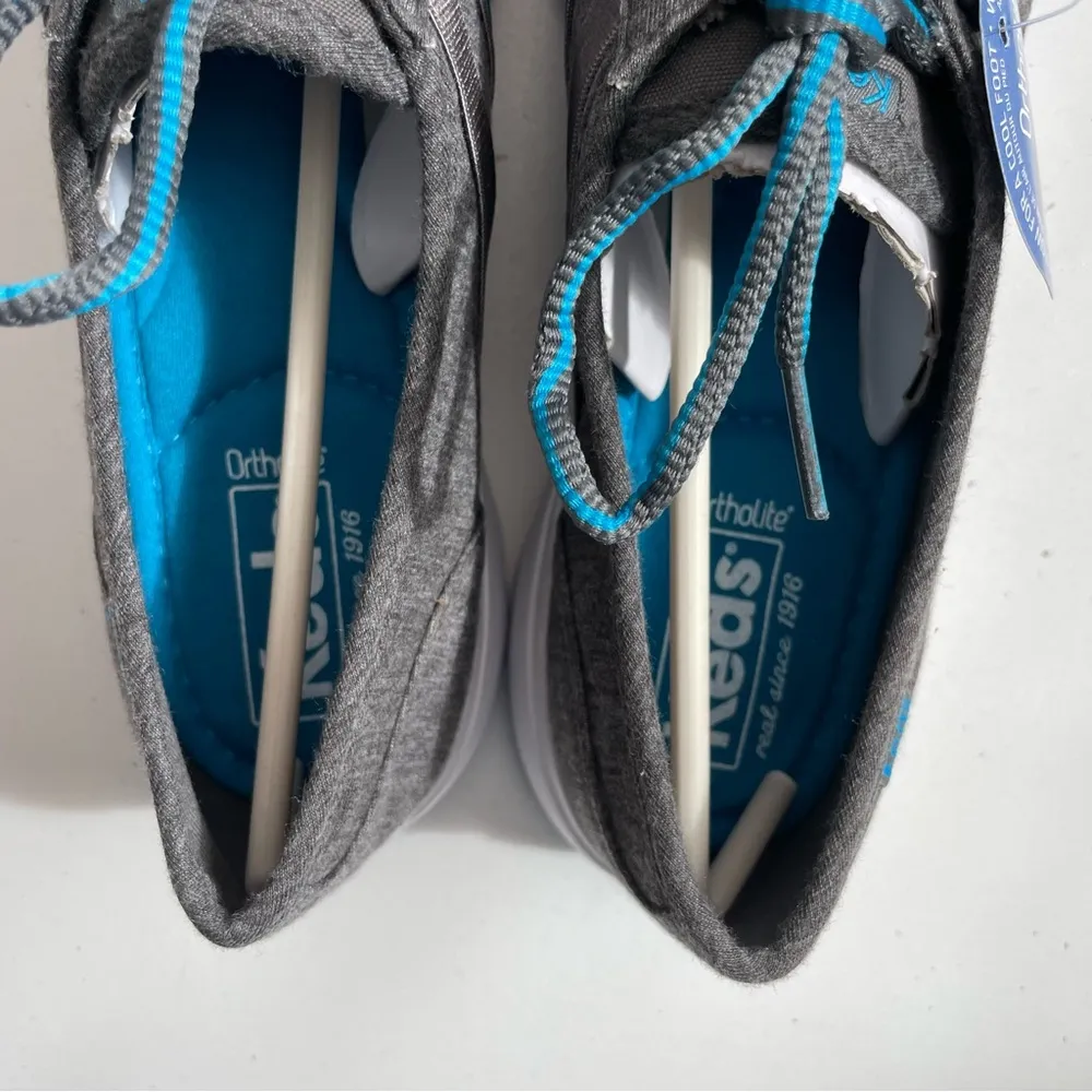 Sneakers Ortholite Lightweight Wicking Cushioning Comfort Travel Grey Blue - Image 8