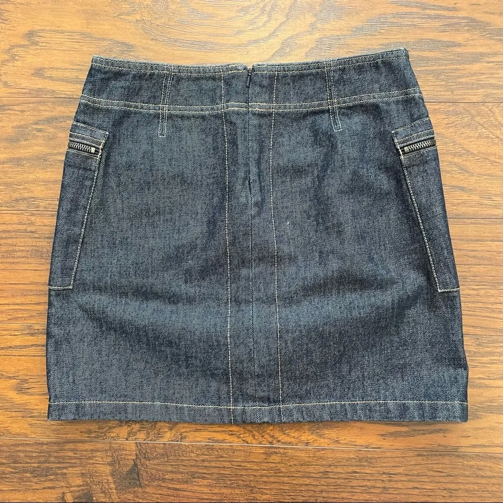 KENNETH COLE blue/black denim mini skirt suit, NWOT - Image 7